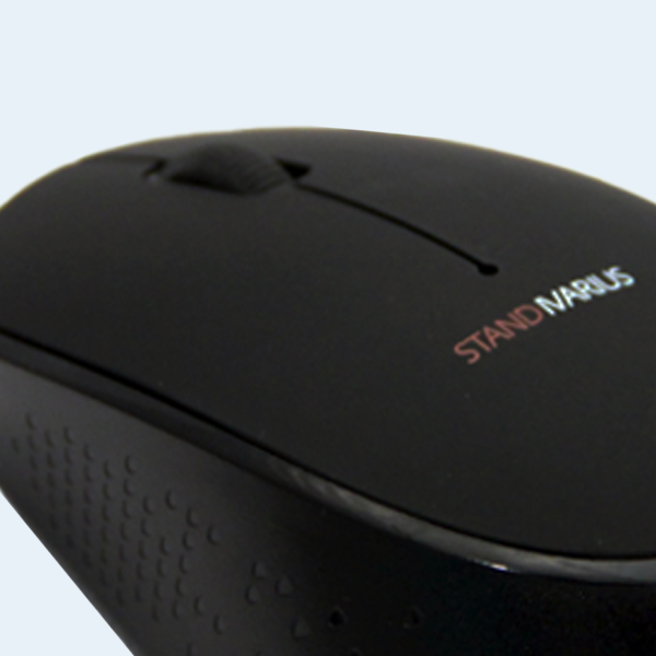 a close up of the Standivarius Hi! Wireless Optical Mouse
