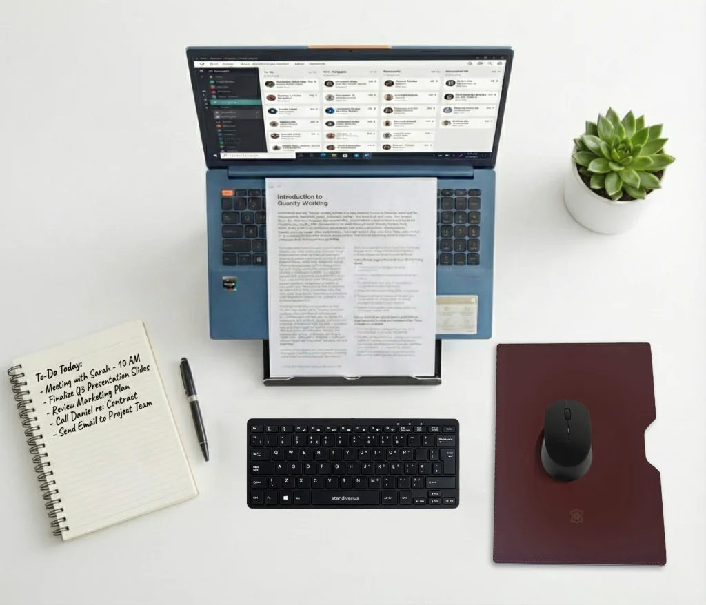 Standivarius Piano II BT compact keyboard in ultra-compact form for space-saving desk setups