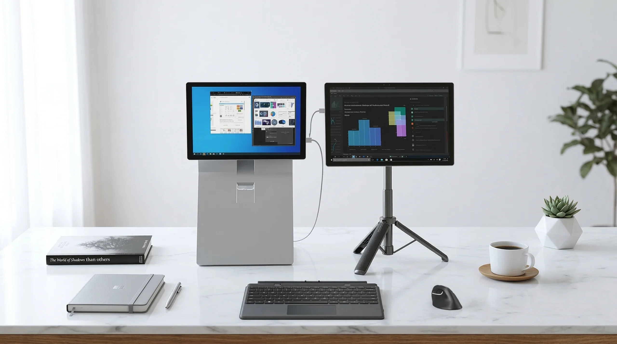 X-Stand portable monitor stand easy to carry and take anywhere