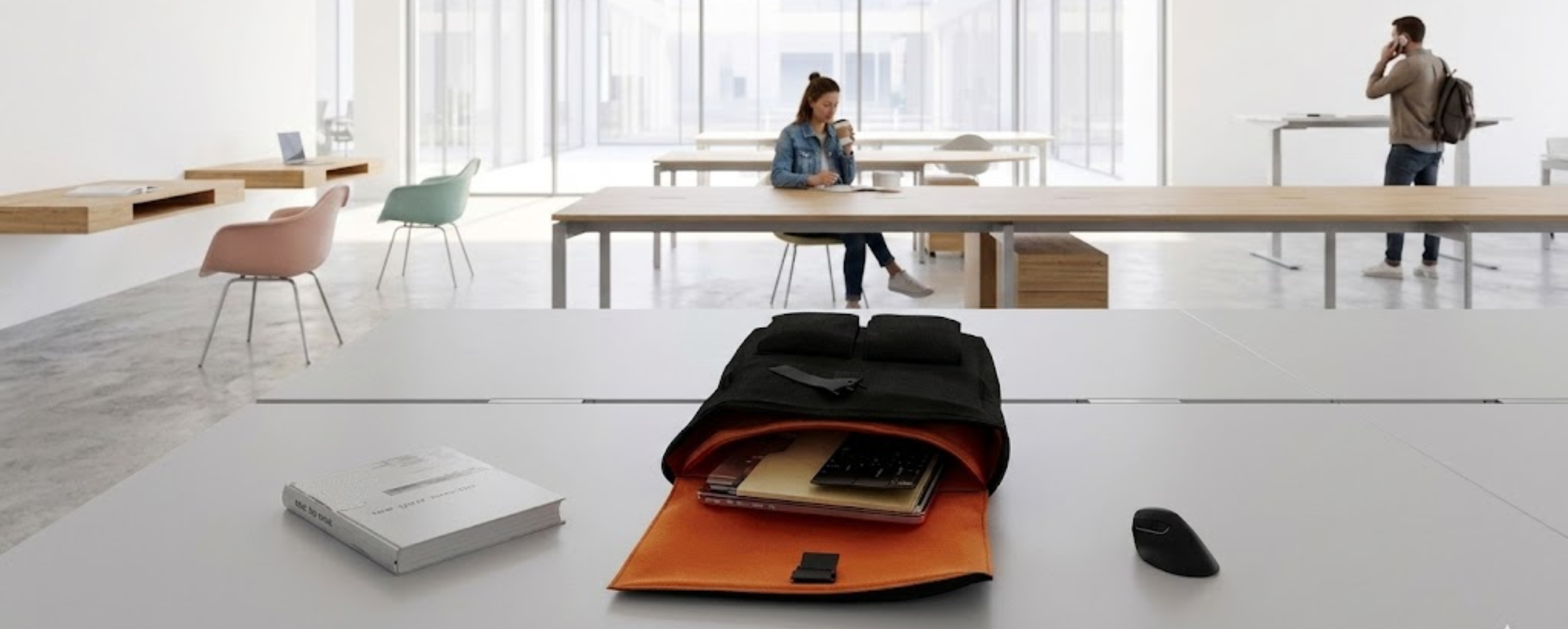 Premium Standivarius KickStand ergonomic stand for Surface Pro set up in a modern workspace.