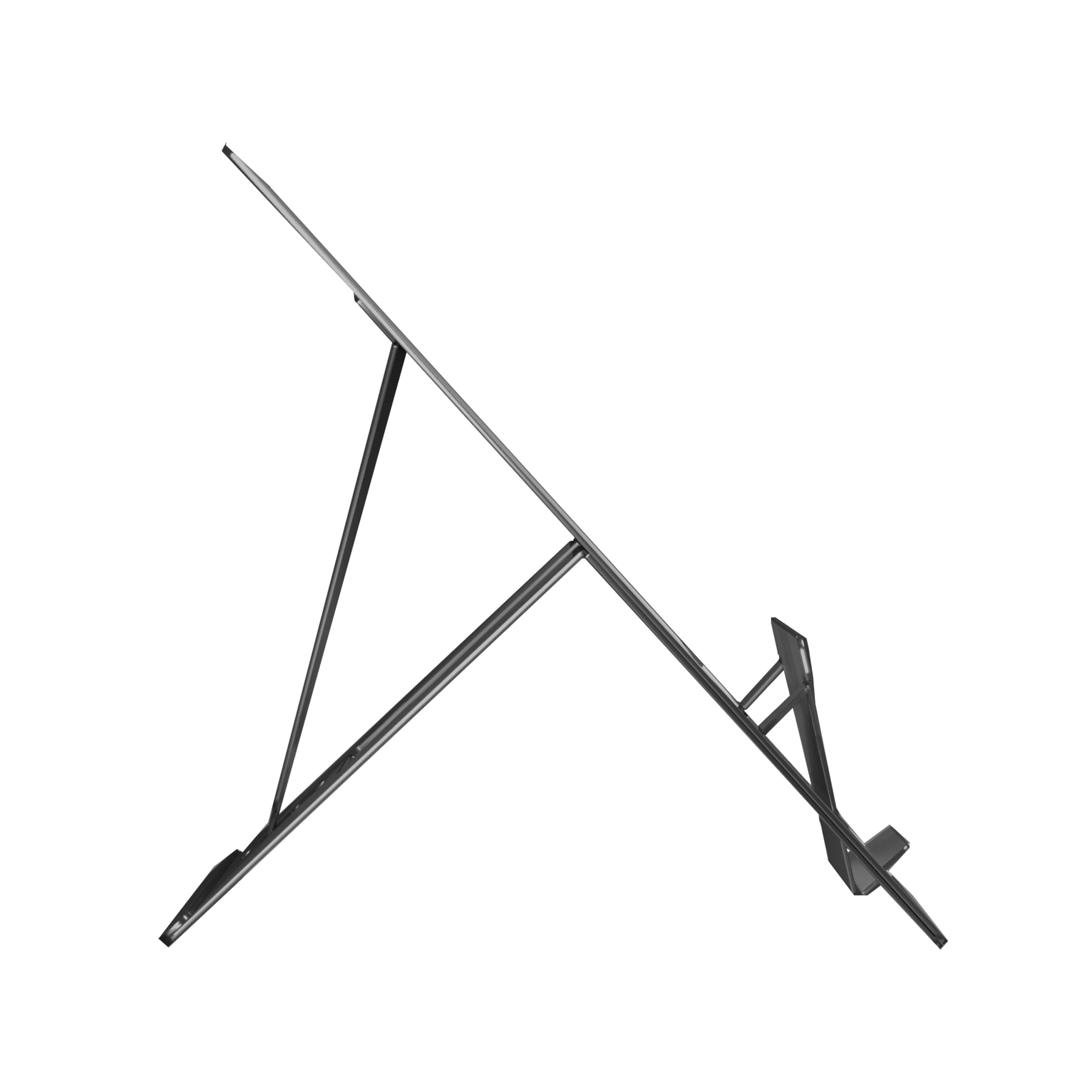 Oryx evo D Black limited-edition laptop stand shown in side profile, highlighting its ultra-thin design